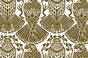 Szablony stylów Art Nouveau i Art Deco - Tapeta z sokołem 1