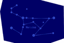 Szablony o kosmosie i gwiazdach - Gwiazdozbiór Herkulesa
