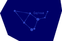 Szablony o kosmosie i gwiazdach - Gwiazdozbiór Cefeusza