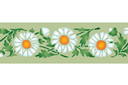 Szablony z kwiatami ogrodowymi i polnymi - Rumianek 2