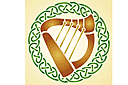 Szablony z celtyckimi wzorami  - Harfa
