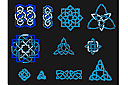 Szablony z celtyckimi wzorami  - Wiąz 2