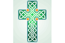 Szablony z celtyckimi wzorami  - Krzyż celtycki