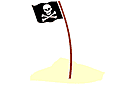 Szablony z piratami - Jolly Roger