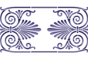 Szablony w stylu greckim - Wzór grecki 17a