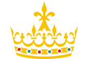 Szablony w stylu średniowiecznym - Korona heraldyczna
