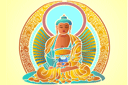 Szablony w stylu wschodnim - Budda nepalski