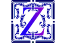 Szablony z tekstami i zestawami liter - Pierwsza litera Z