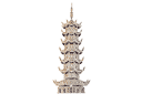 Szablony w stylu wschodnim - Wielka pagoda