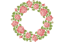 Okrągłe szablony - Różowe kółko 13