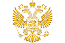 Szablony z różnymi symbolami - Herb Rosji