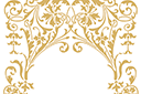 Szablony z wzorami koronek - Rama dekoracyjna Renesans