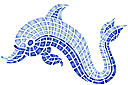 Szablony z fokusami - Delfin mozaikowy
