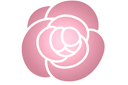 Szablony z ogrodem i dzikimi różami - Mała róża 65