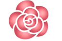 Szablony z ogrodem i dzikimi różami - Mała róża 66