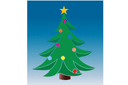 Szablony z motywami świątecznymi - Małe drzewo