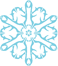 Śnieżynka IX - szablon do dekoracji