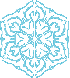 Śnieżynka XI - szablon do dekoracji