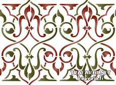 Arabeska bordiur 24 - szablon do dekoracji
