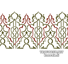 Arabeska bordiur 27 - szablon do dekoracji