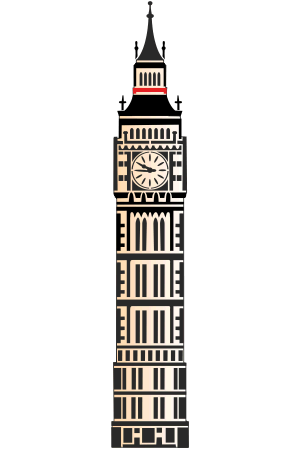 Big Ben (Szablony z punktami orientacyjnymi i budynkami)