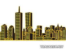 Panorama Manhattanu 1 (Szablony z punktami orientacyjnymi i budynkami)