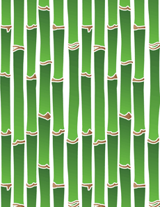Tapeta z bambusem 1 - szablon do dekoracji