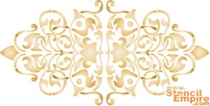 Motyw barokowy (Szablony z różnymi wzorami)