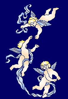 Cherubin (Szablony z aniołami i niebem)