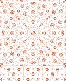 Perski dywan - szablon do dekoracji