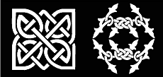 Celtyckie wzory - szablon do dekoracji