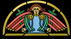 Aniołek celtycki - szablon do dekoracji