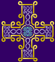 Krzyż Skinnet - szablon do dekoracji