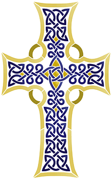 Krzyż Jonasza - szablon do dekoracji