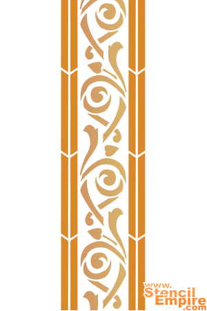 Bordiur wenecki - szablon do dekoracji