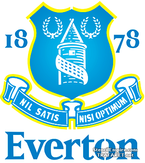 Everton - szablon do dekoracji