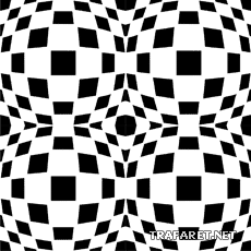 Iluzja optyczna 1 - szablon do dekoracji