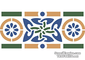 Bordiur celtycki - szablon do dekoracji