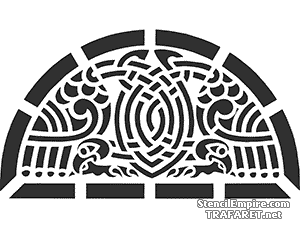 Łuk celtycki 44 - szablon do dekoracji