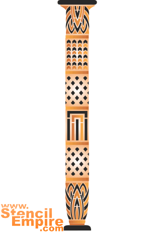 Egipska kolumna (Szablony stylizowane na Egipt)