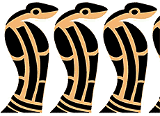 Cobras - szablon do dekoracji
