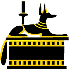 Anubis - szablon do dekoracji