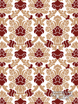 Damask angielski 109 - szablon do dekoracji