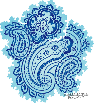 Wzór w paisley 159 - szablon do dekoracji