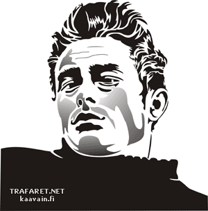 James Dean - szablon do dekoracji