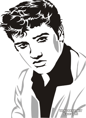Elvis - szablon do dekoracji