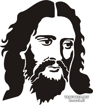 Jezus - szablon do dekoracji