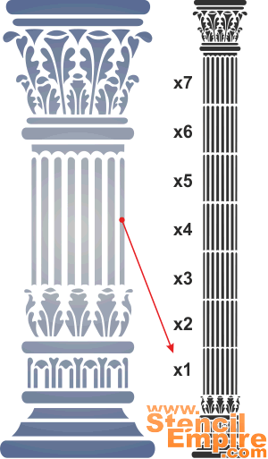 Grecka kolumna (Szablony w stylu greckim)