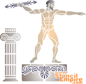 Zeus - szablon do dekoracji