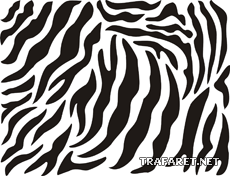 Skóra zebry (Szablony ze zwierzętami)